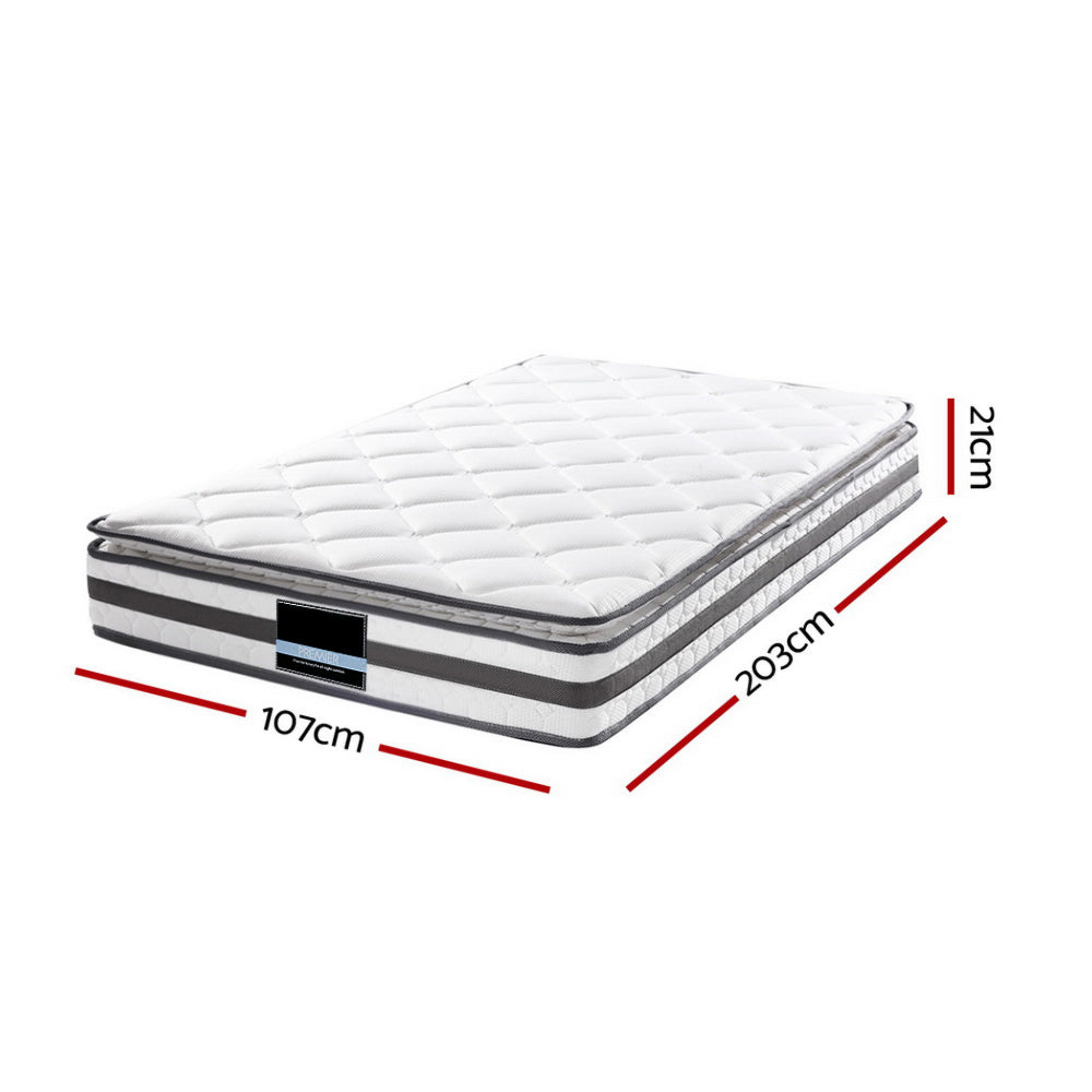 Bedding Bonnell Spring Mattress Topper - Single/King Single/ Double/Queen/King