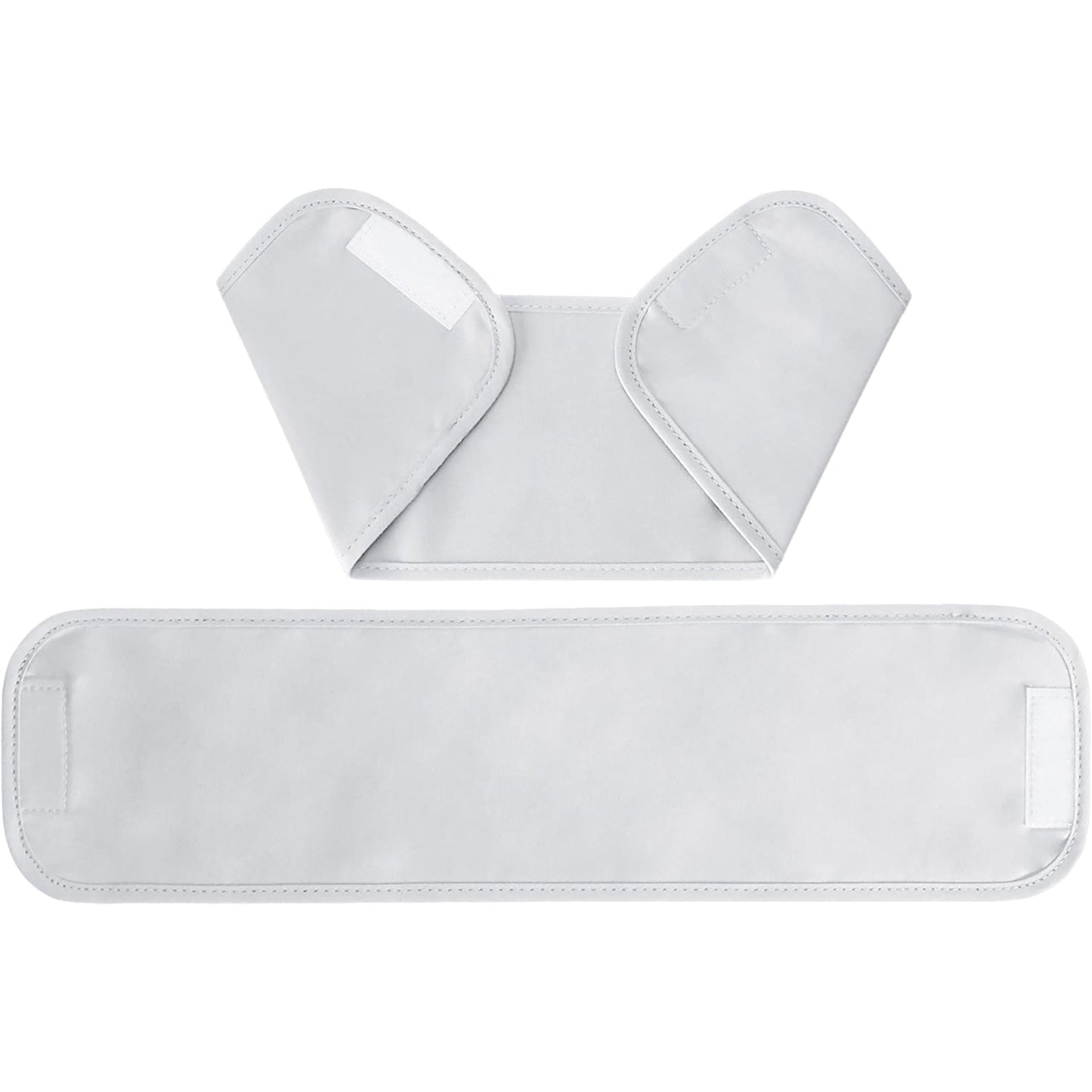 Room Darkening Blackout Window Curtains with Tie Backs Set 2 Panels - White