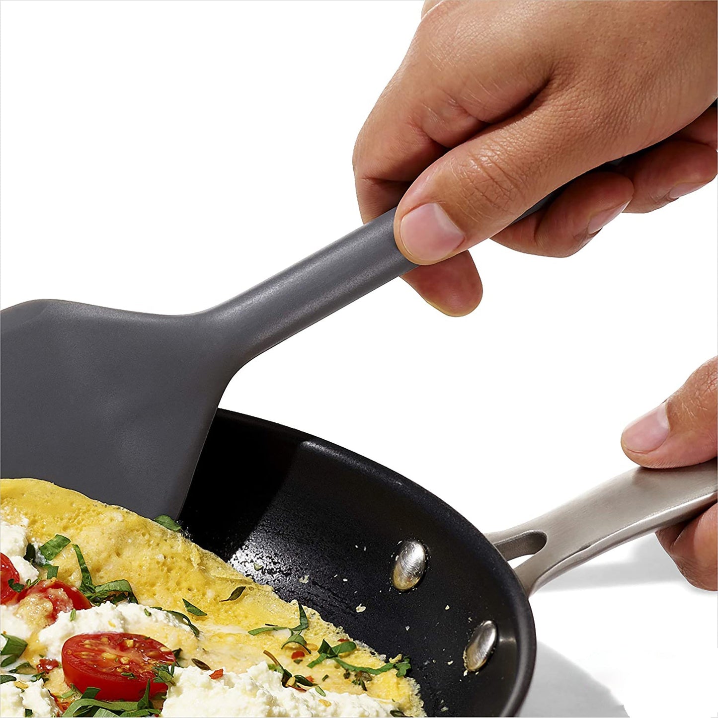 Silicone Turner Kitchen Utensil - Black