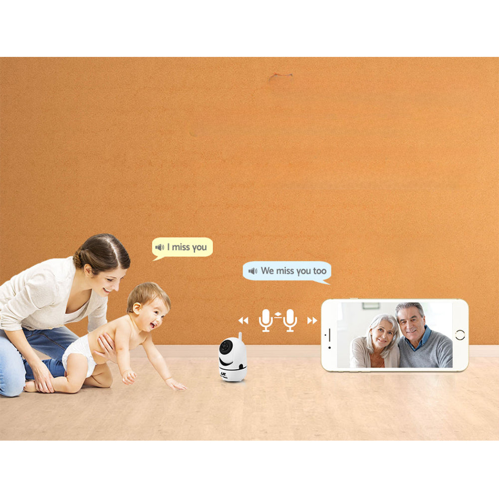 1080P Wireless IP Camera CCTV Security System Baby Monitor White