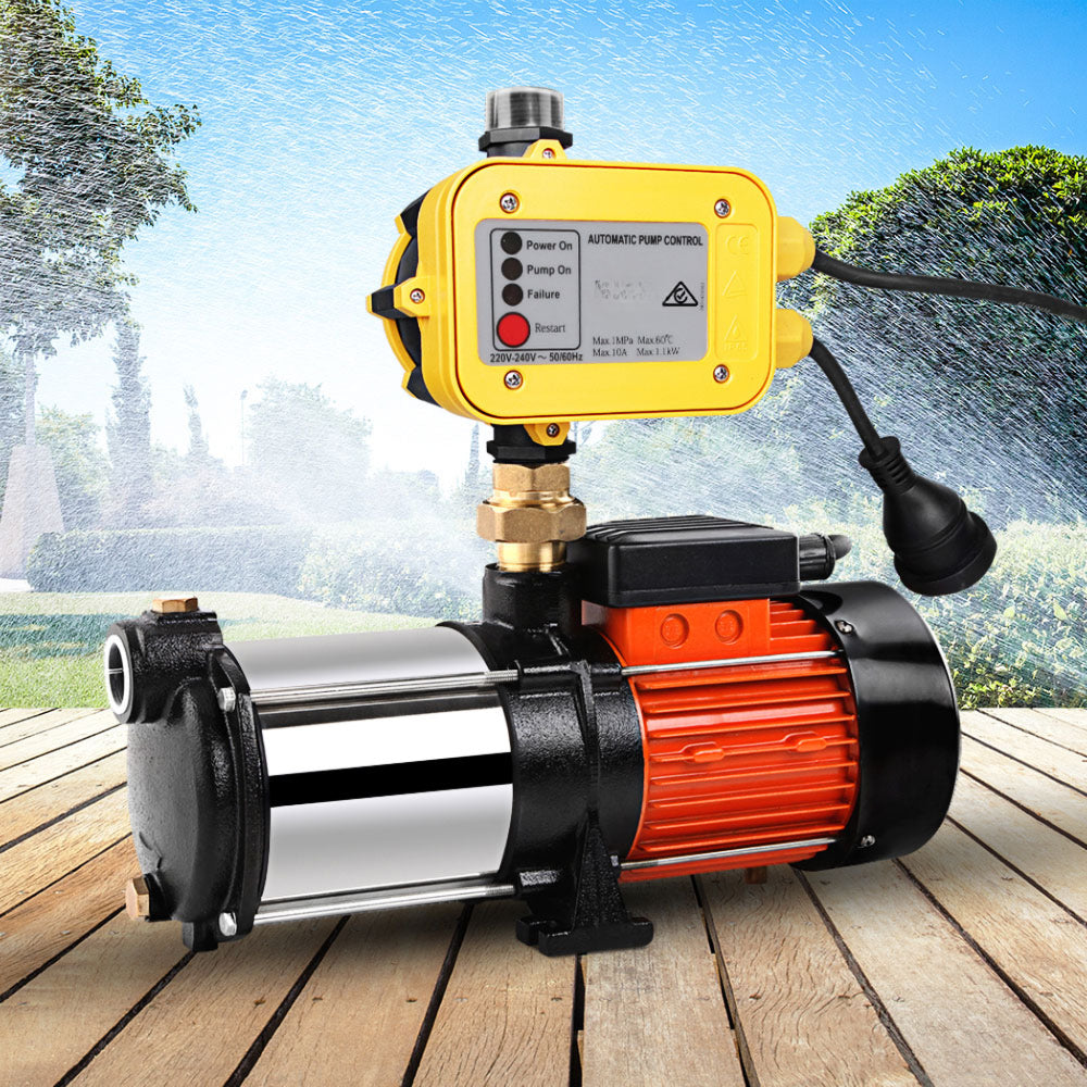 Water Pressure Pump Multi Stage Garden Tank Irrigation - 240V
