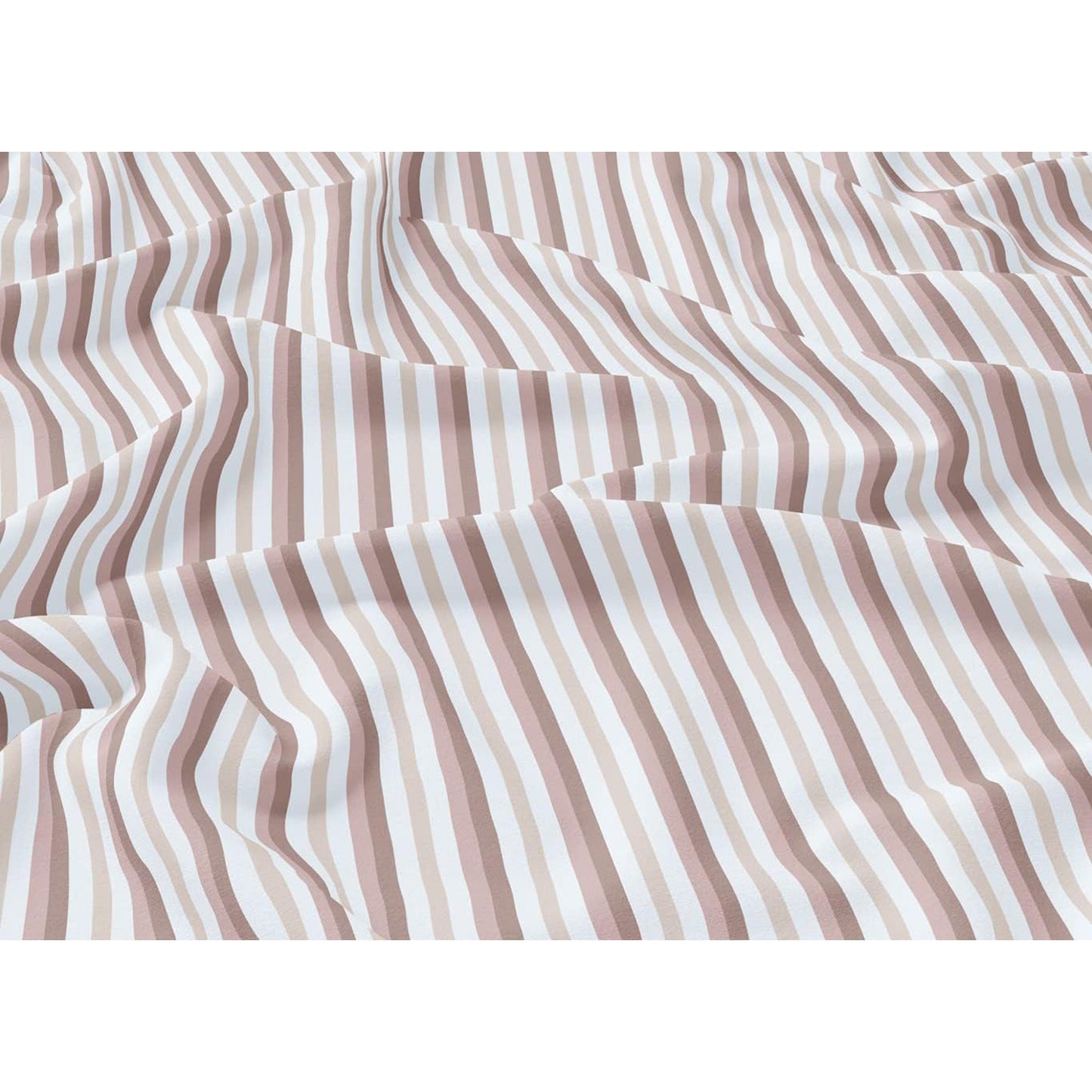 Reversible Microfibre Queen Bed Quilt Cover Set with Button Closure - Beige Dusty Pink