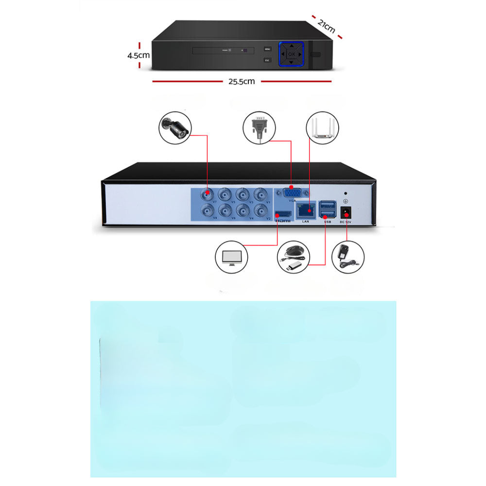 1080P 8 Channel HDMI CCTV Security Camera
