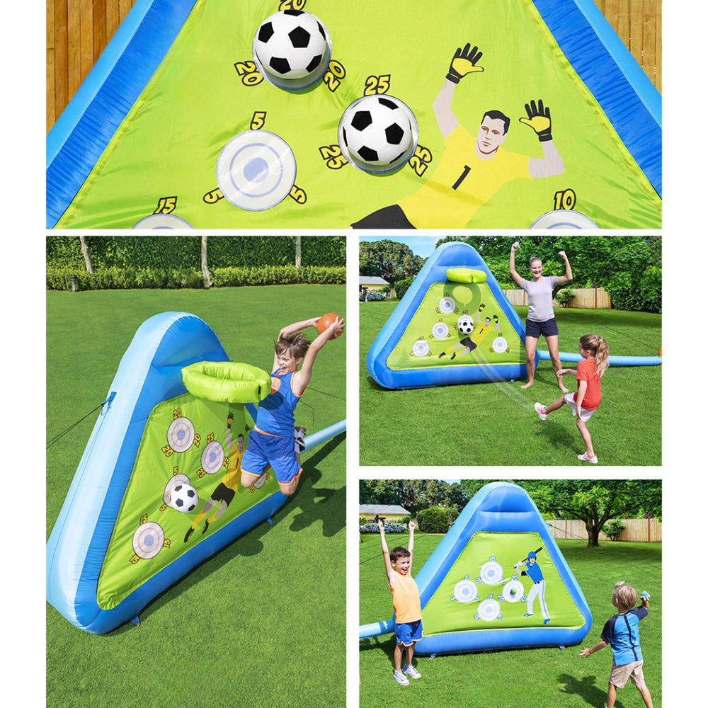 Kids Inflatable Soccer basketball Outdoor Inflated Play Board Sport