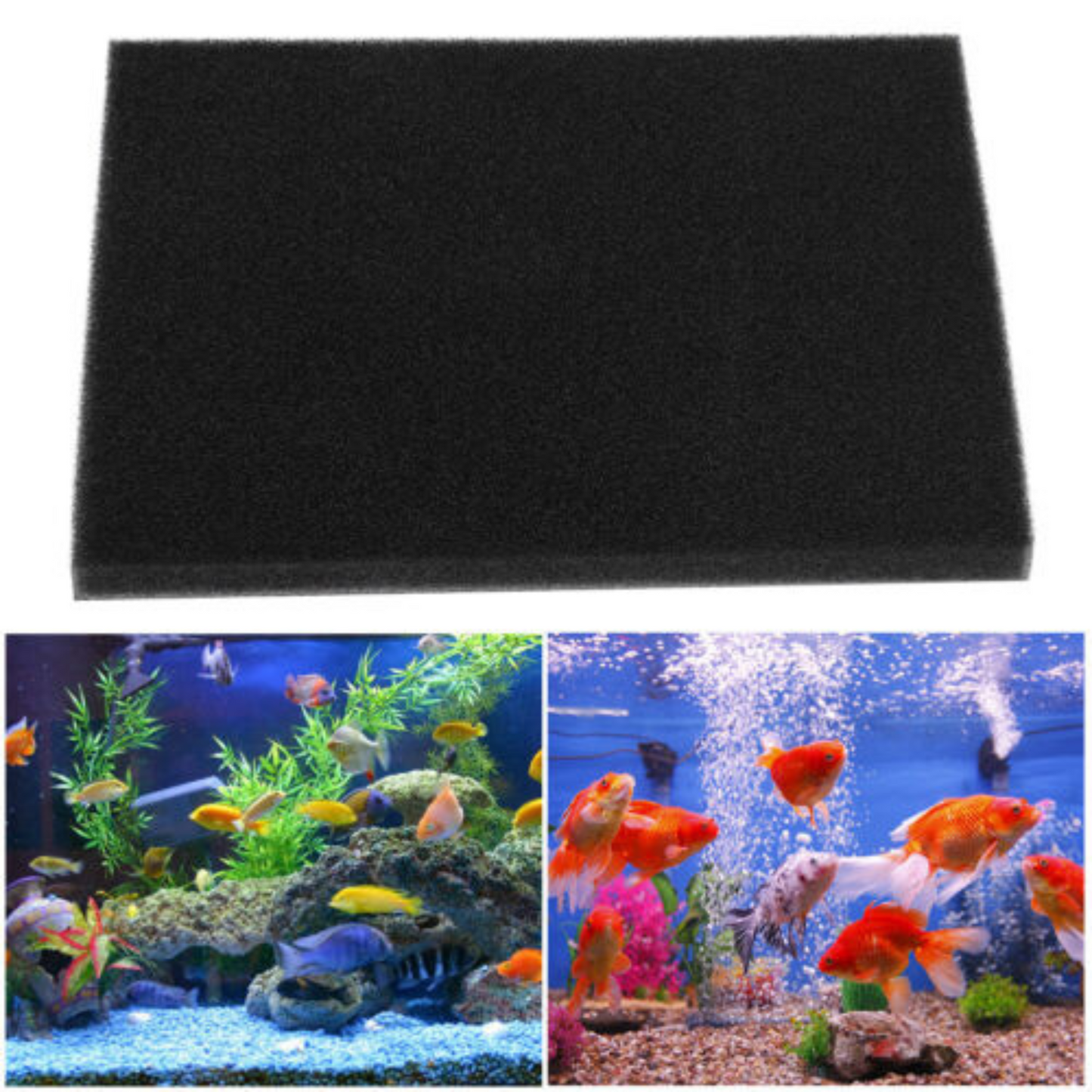 Aquarium Cotton Foam Filter Media Pad Fish Tank Pond Sump Sponge