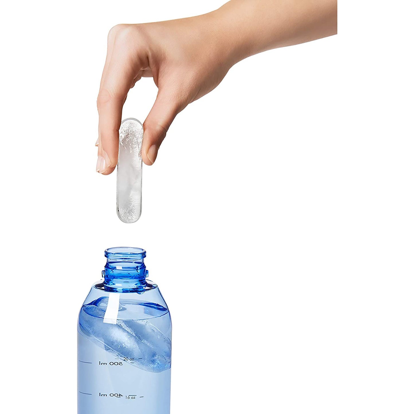 No Spill Ice Stick Tray with Silicone Secure Lid Seal - Yellow