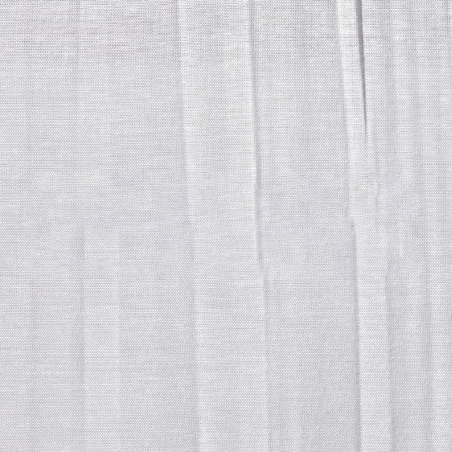 1PC Crushed Semi-Sheer Adjustable Tie Top Single Window Curtain Panel 52x108 Inch - White