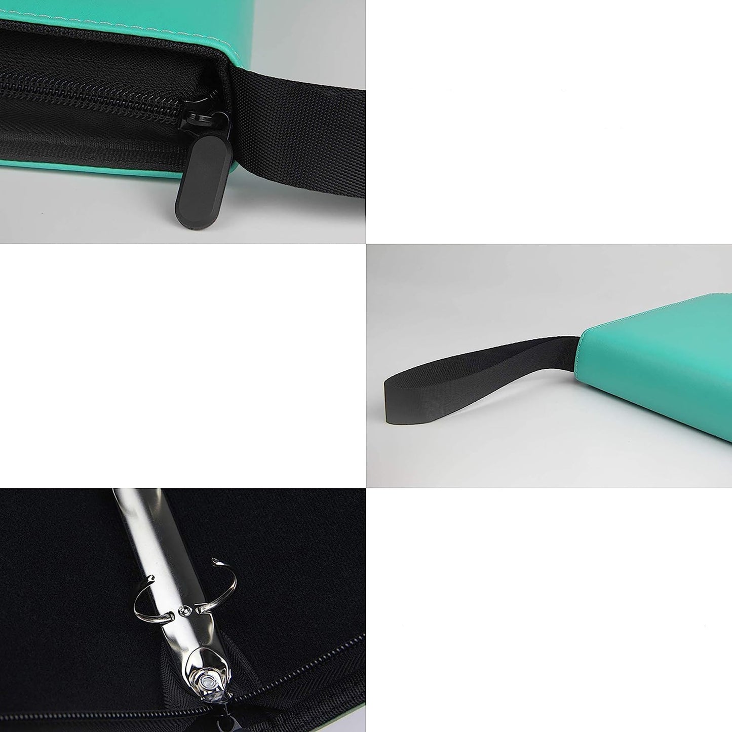 4-Pocket Pages Sleeves Card Binder Protector for PKMN Trading Cards 400 Pockets Card - Teal