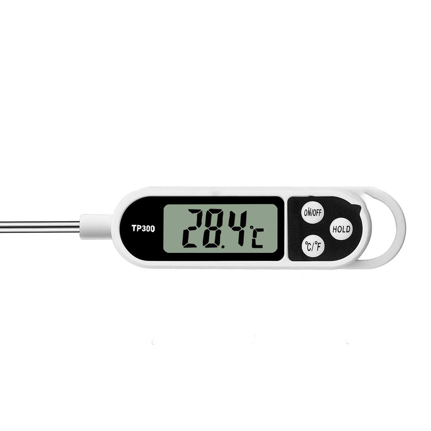 Fast Reading Digital Food Cooking Thermometer - White