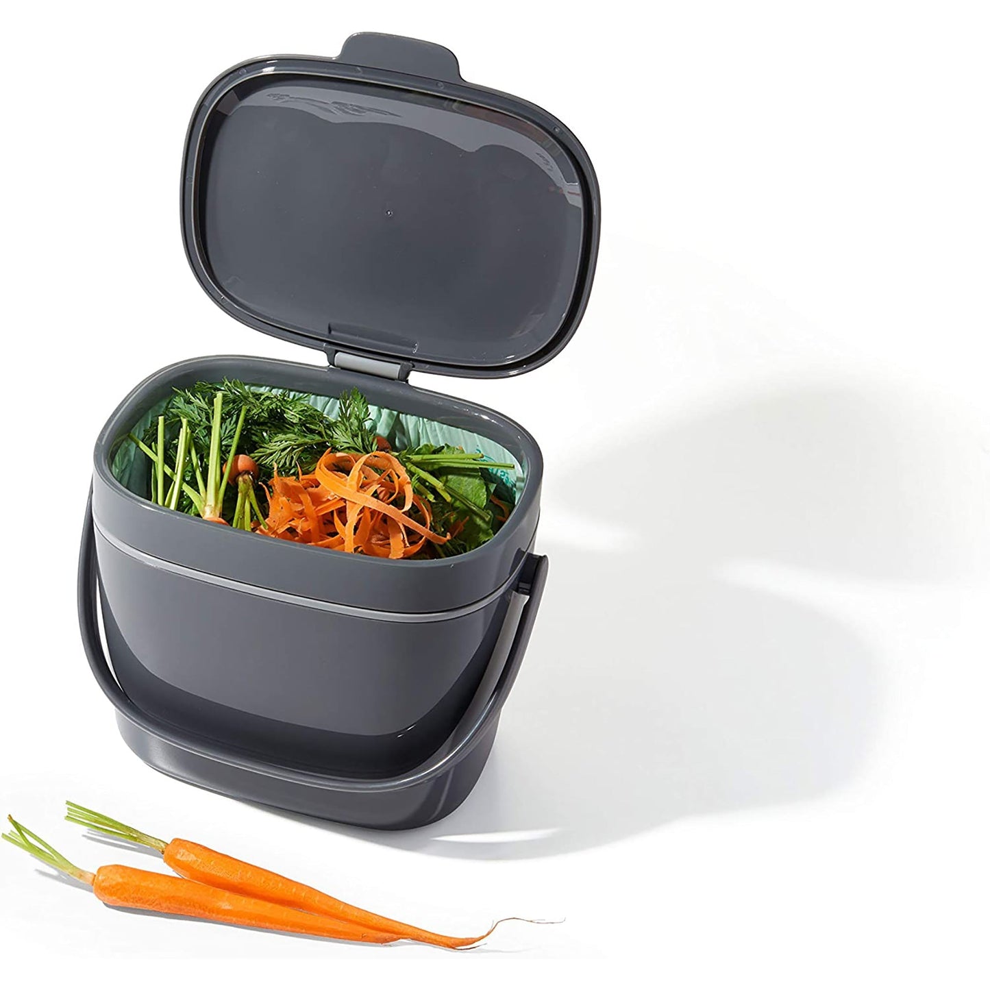 Easy Clean Compost Bin 6.62 Litre - Charcoal