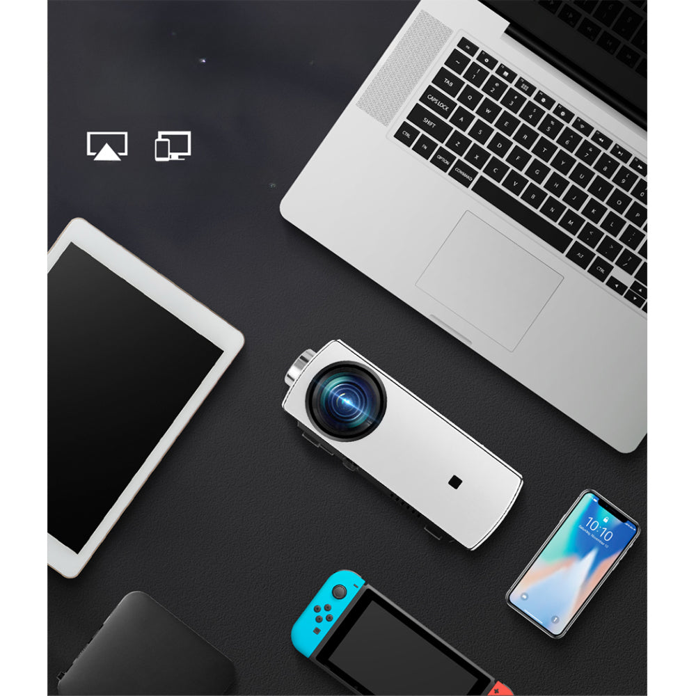 Mini Video Projector Wifi USB HDMI Portable 4000 Lumens HD 1080P Home