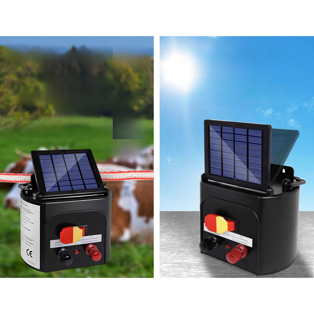 Solar Electric Fence Charger with Tape 8km - 25pcs Insulators