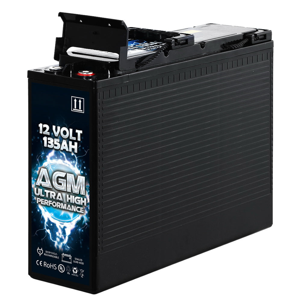 Portable Battery Sealed Marine Solar AGM 4WD 135Ah - 12V