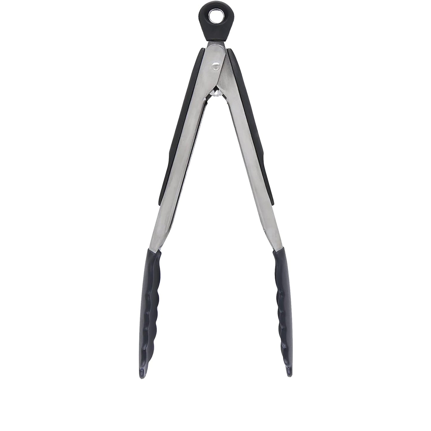Stainless Steel Tongs with Silicone Head - 9 Inches