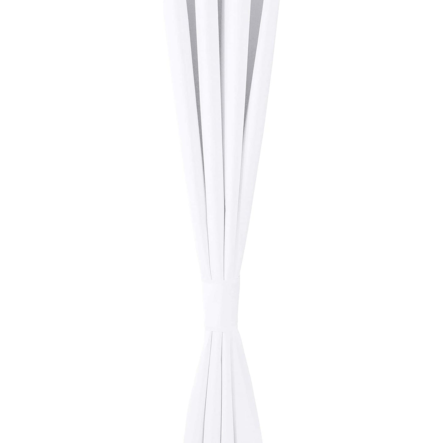 Room Darkening Blackout Window Curtains with Grommets 2 Panels - White