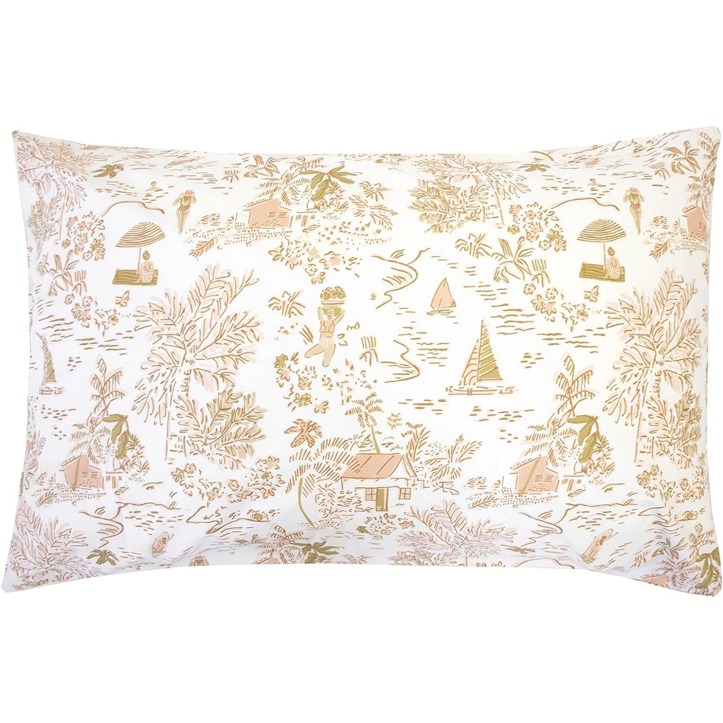 Paradise Cotton Quilt Cover Set Queen - Tropical Multicolour