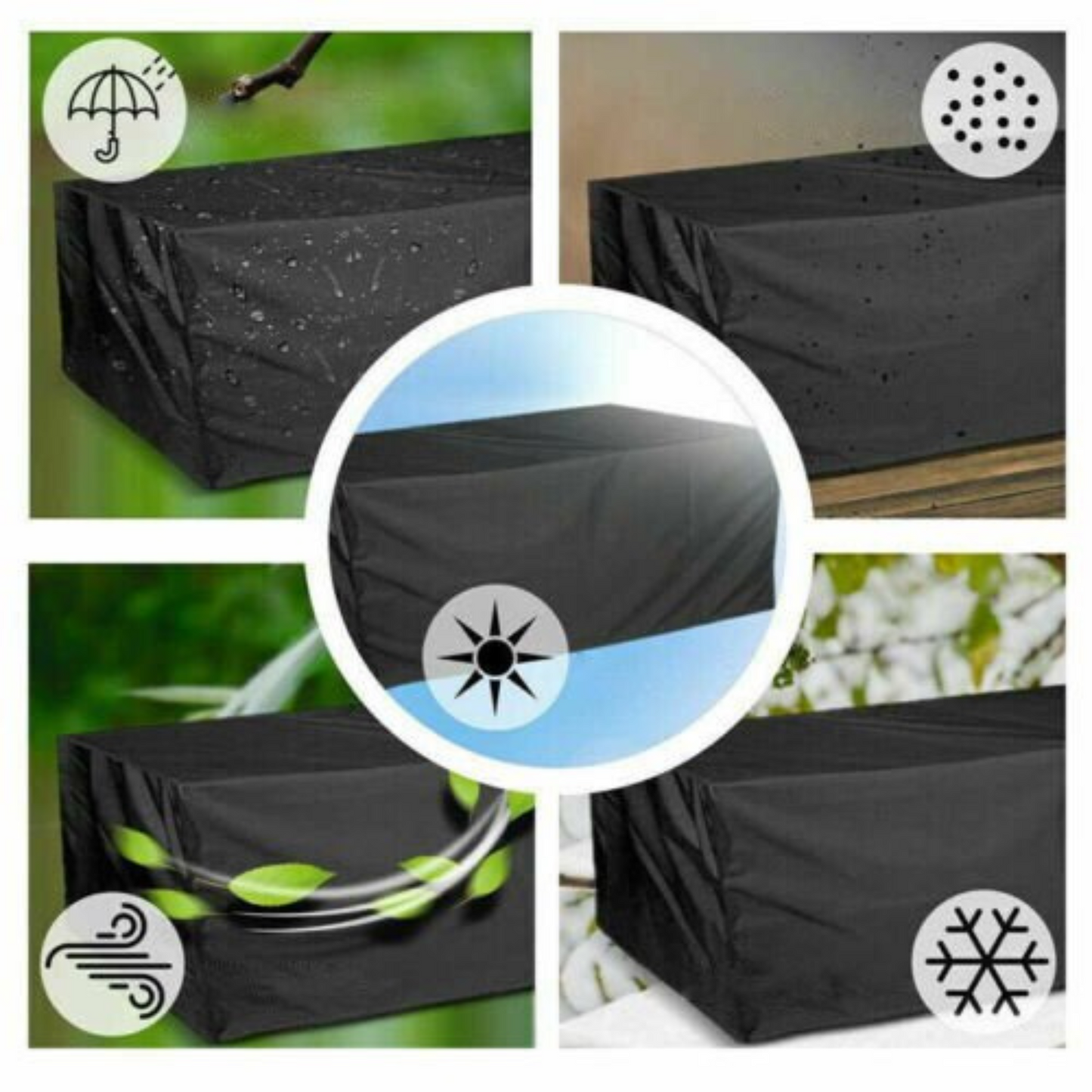 Outdoor Waterproof Furniture Cover Garden Patio UV Rain Table Chair Protector