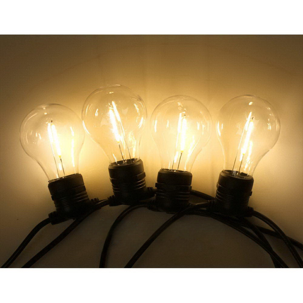 Festoon LED String Lights Outdoor Party Garden Decor - 59m