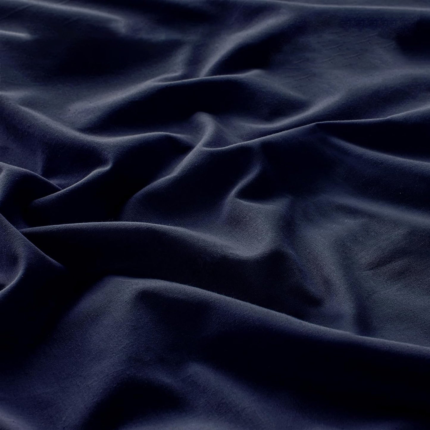 1200TC Sateen Weave Premium 100% Cotton Fitted Sheet - Navy