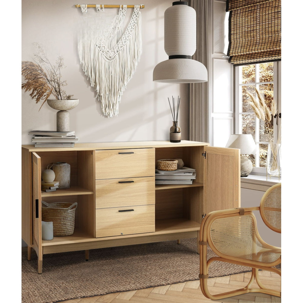 Buffet Sideboard Rattan Furniture Cabinet Storage Hallway Table Kitchen