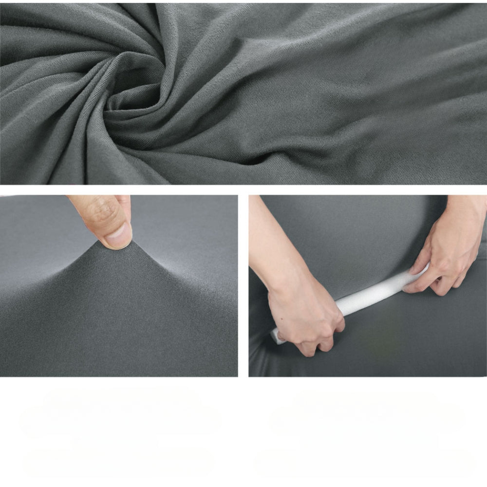 Sofa Cover Elastic Stretchable Couch Covers Grey 3 Seater