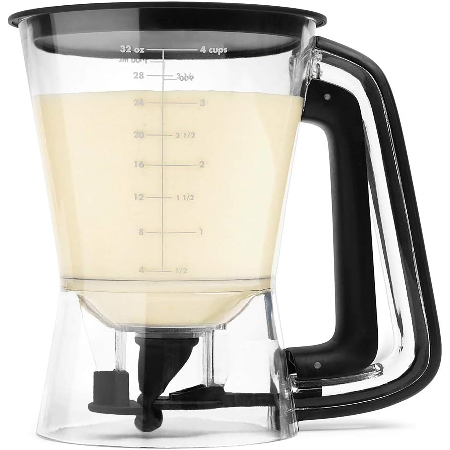 BPA Free Easy to Use Precision Batter Dispenser -  Black
