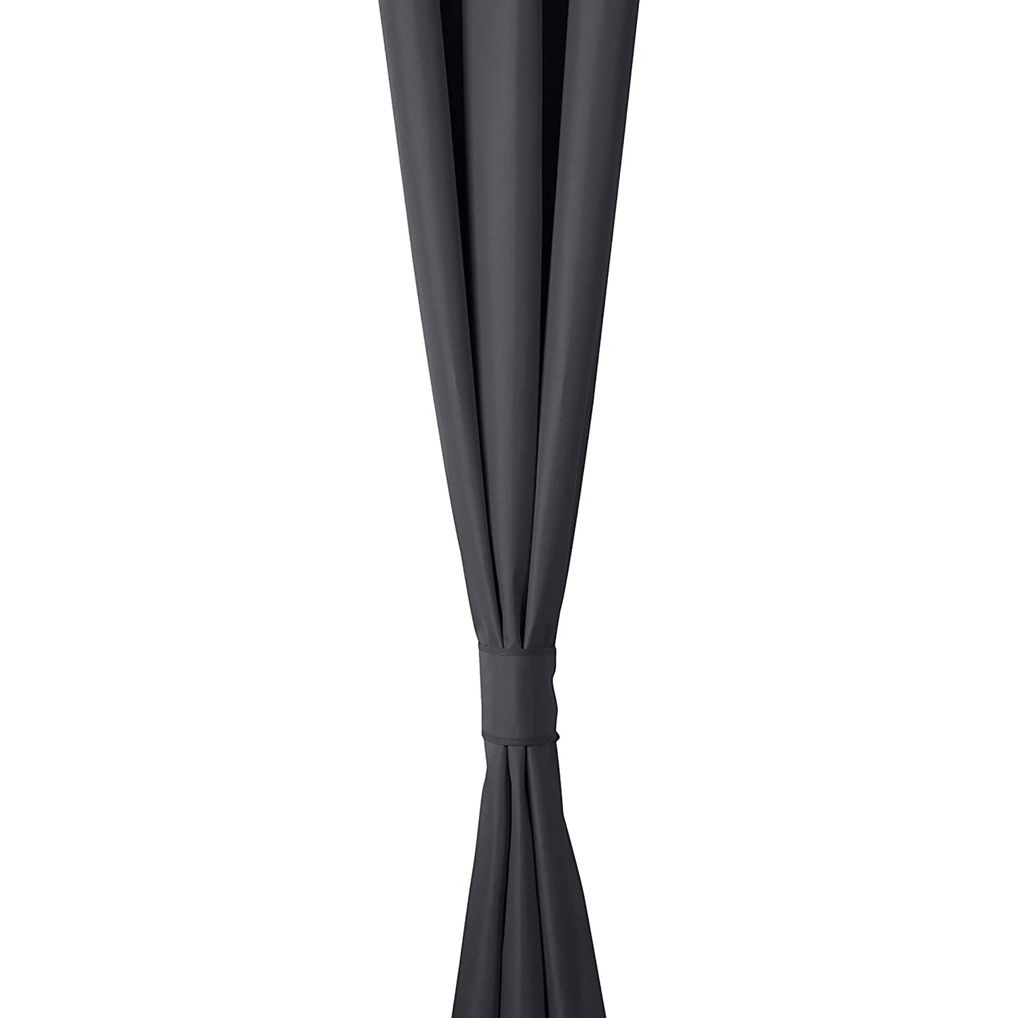 Room Darkening Blackout Window Curtains with Grommets 2 Panels - Black