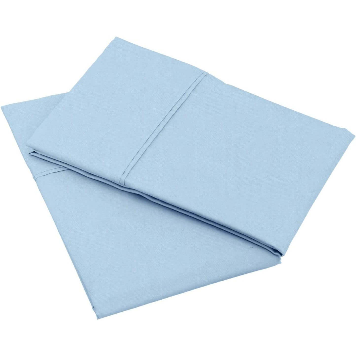 400 Thread Count Cotton Pillow Cases - Smoke Blue