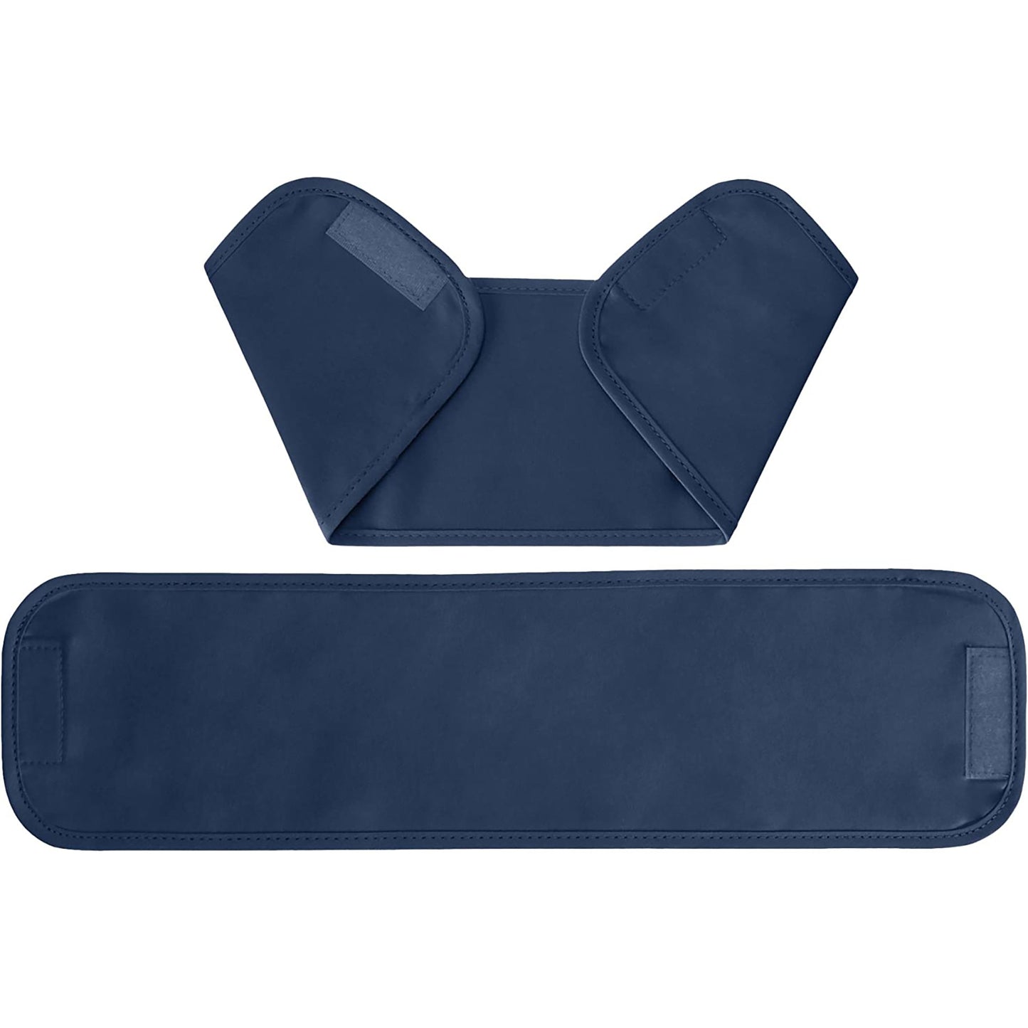 Room Darkening Blackout Window Curtains with Tie Backs Set 2 Panels - Navy