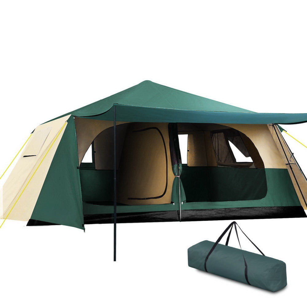 Camping Tent Pop Up Family Hiking Beach Dome - Fits 8 Person
