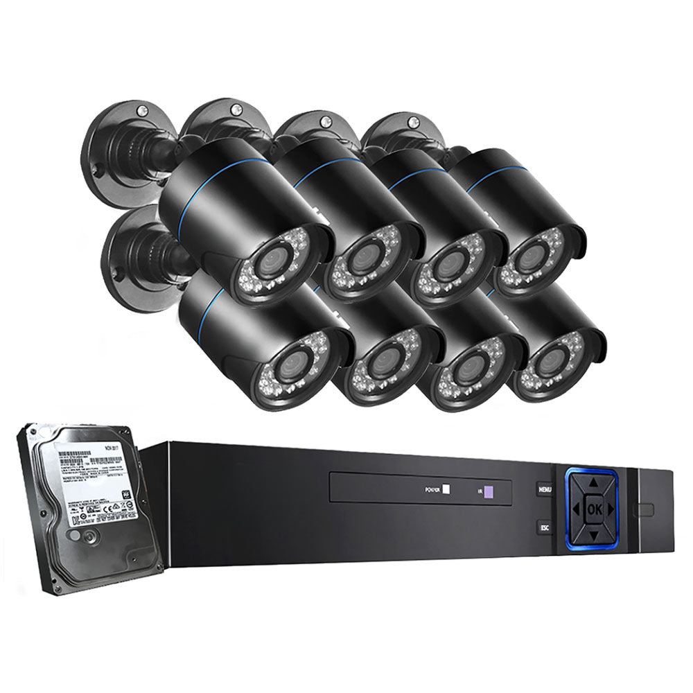 1080P 8 Channel HDMI CCTV Security Camera with 1TB Hard Drive