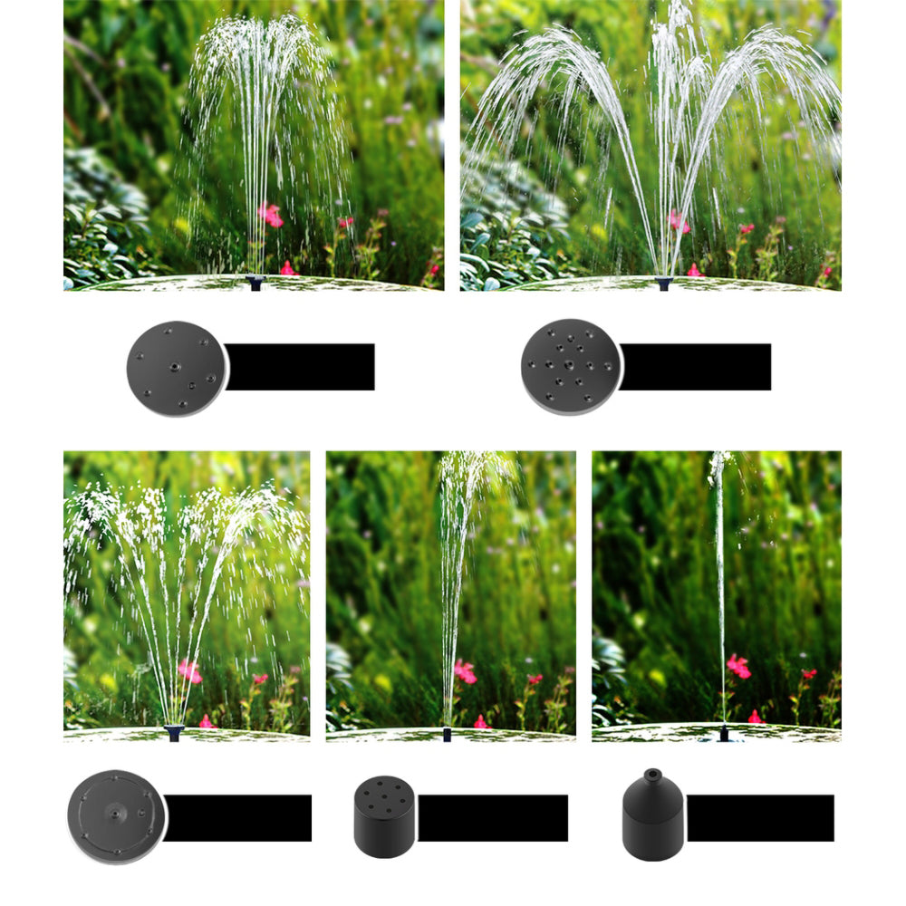 Solar Powered Pond Pump Submersible Fountains Ouotdoor Pool Garden Pumps 4 FT