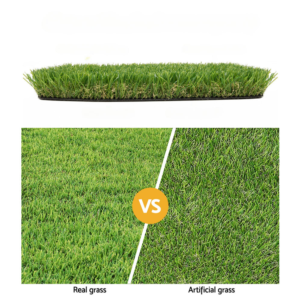 Artificial Grass Synthetic 30mm 1mx20m 20sqm Fake Turf Plants Lawn 4-coloured