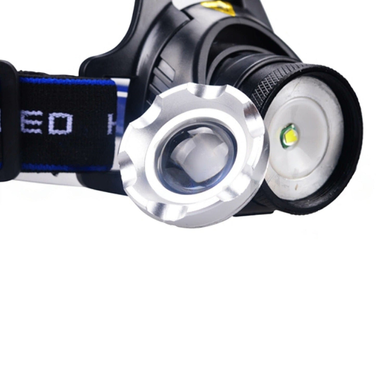 USB Rechargeable LED Head Torch Waterproof Camping Headlight