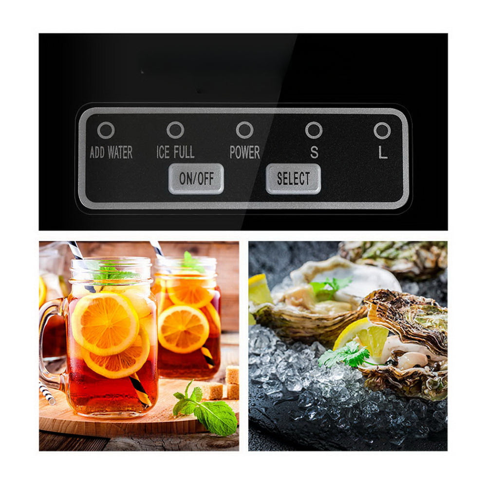 2.4L Stainless Steel Portable Ice Cube Maker