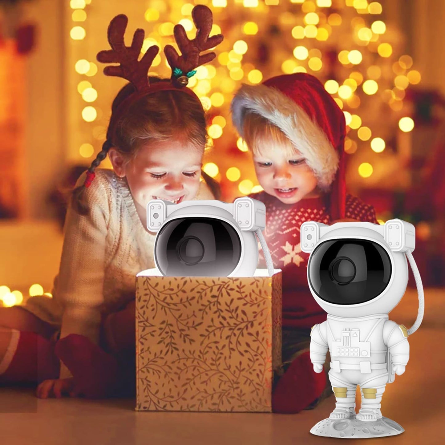LED Night Light Astronaut Star Projector with Timer and Remote Control Room Decor
