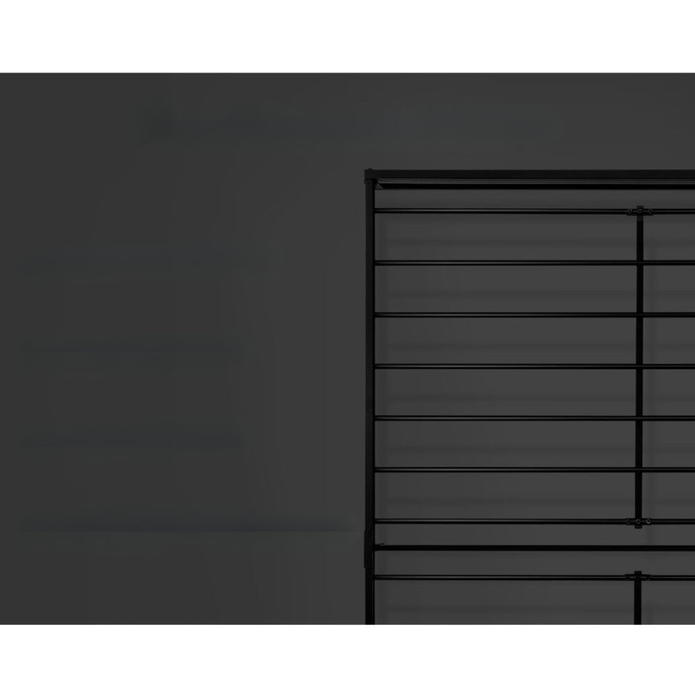 Metal Bed Frame Queen Size Platform Foundation Mattress Base Black