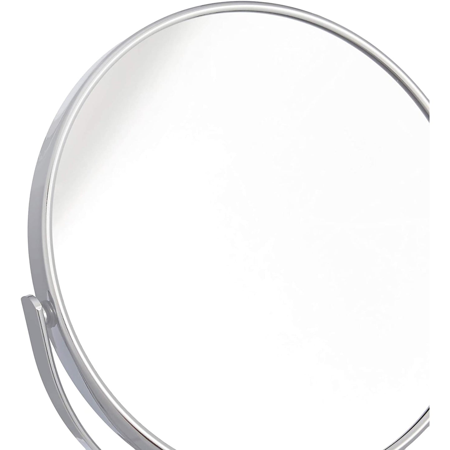 Vanity Mirror with Heavy Base Magnification - Chrome