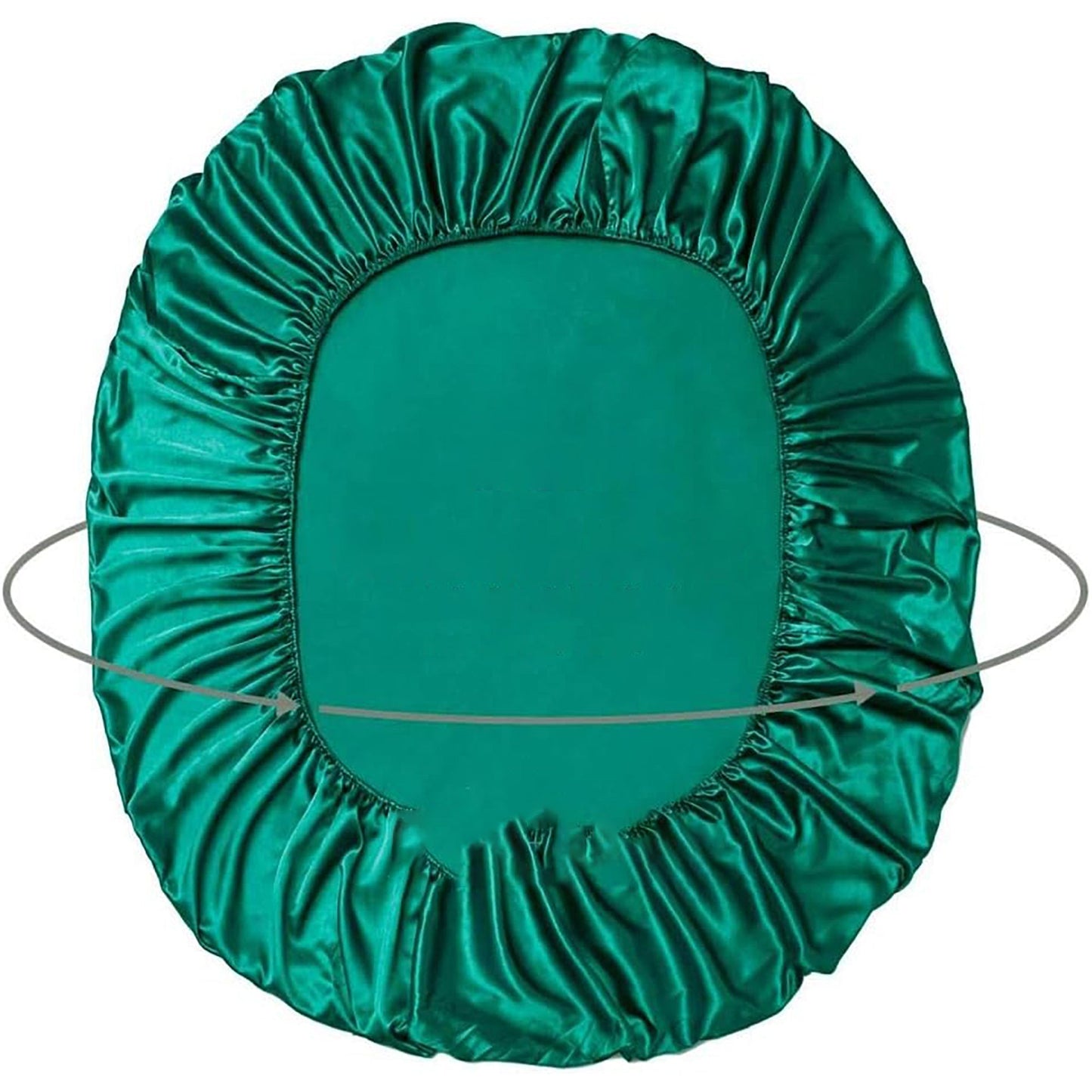 2000 TC Silk Satin Ultra Soft Deep Pocket Fitted Sheet - Green