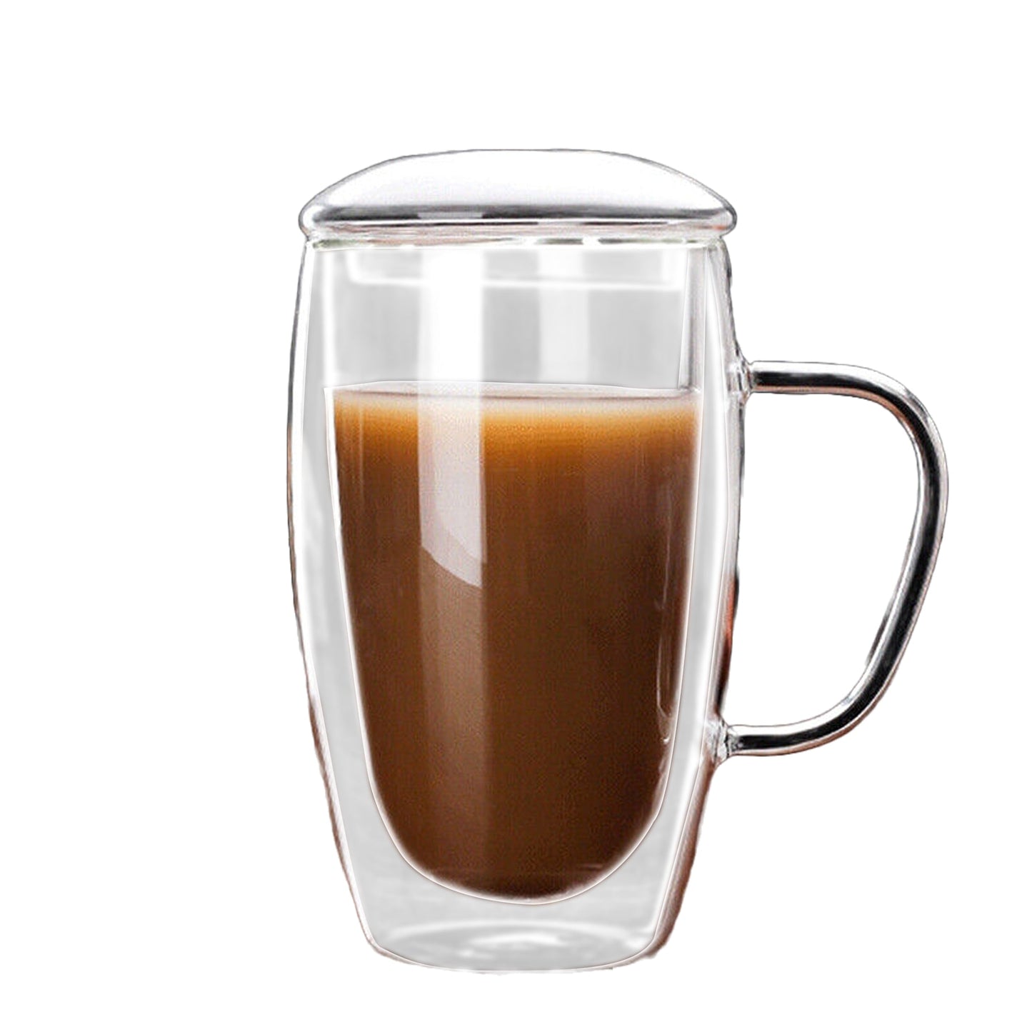 Double Layer Insulated Glass Coffee Mug for Espresso Wine and Beer