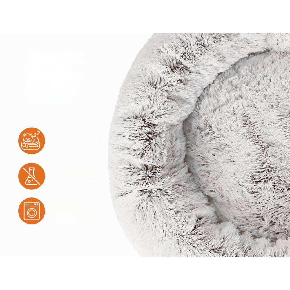 Indoor Dog Bed Pet Bed Cat Large 90cm - White