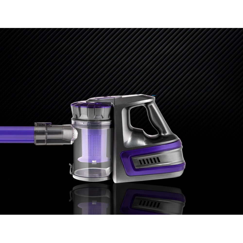 150 Cordless Handheld Stick Vacuum Cleaner 2 Speed   Purple And Grey