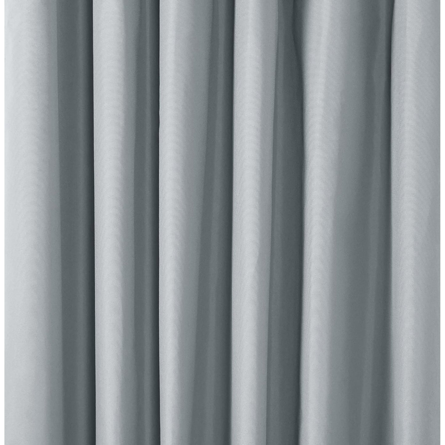 Room Darkening Blackout Window Curtains with Tie Backs Set 2 Panels - Light Gray