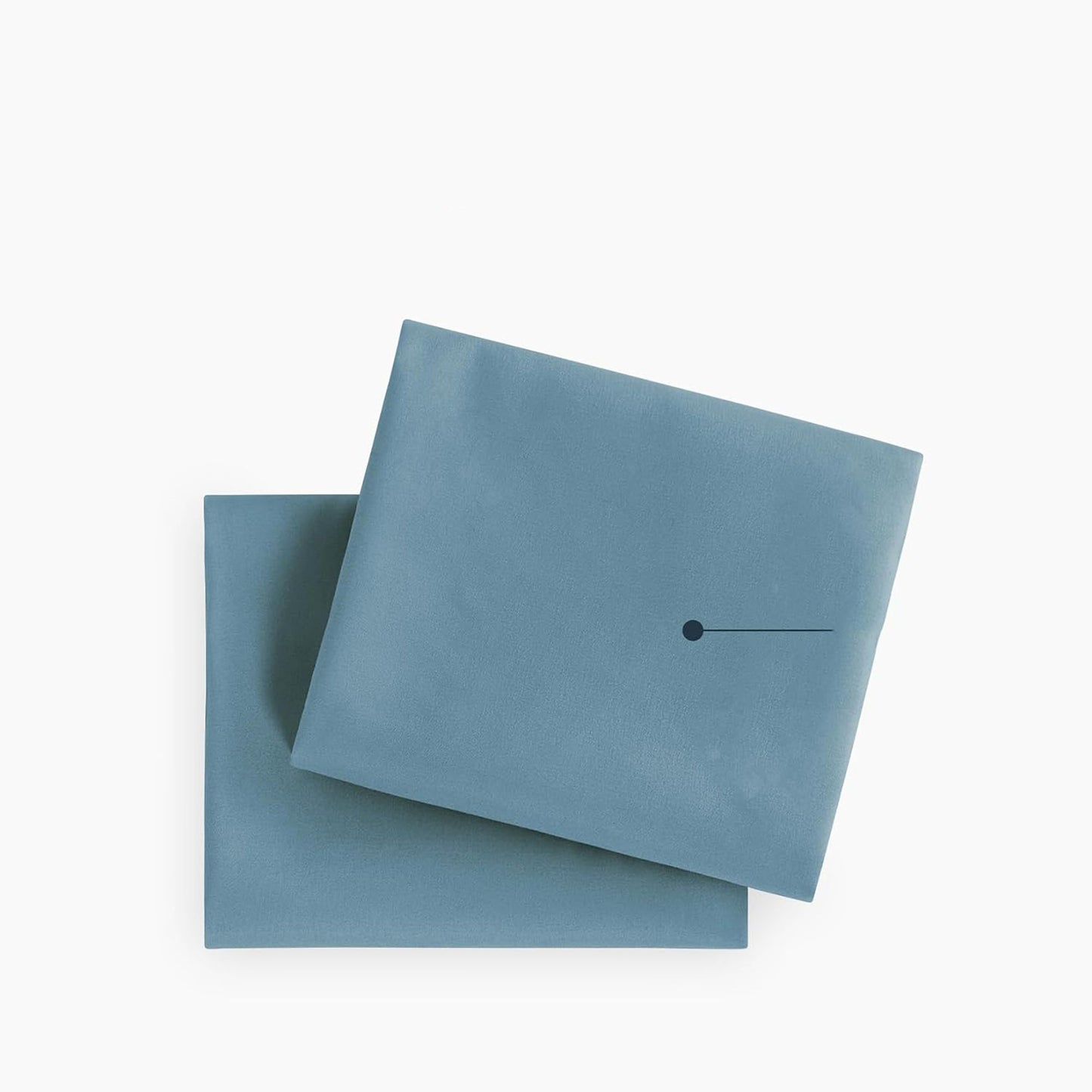 1000TC Ultra Soft Microfibre Pair of Pillowcases - Steel Blue