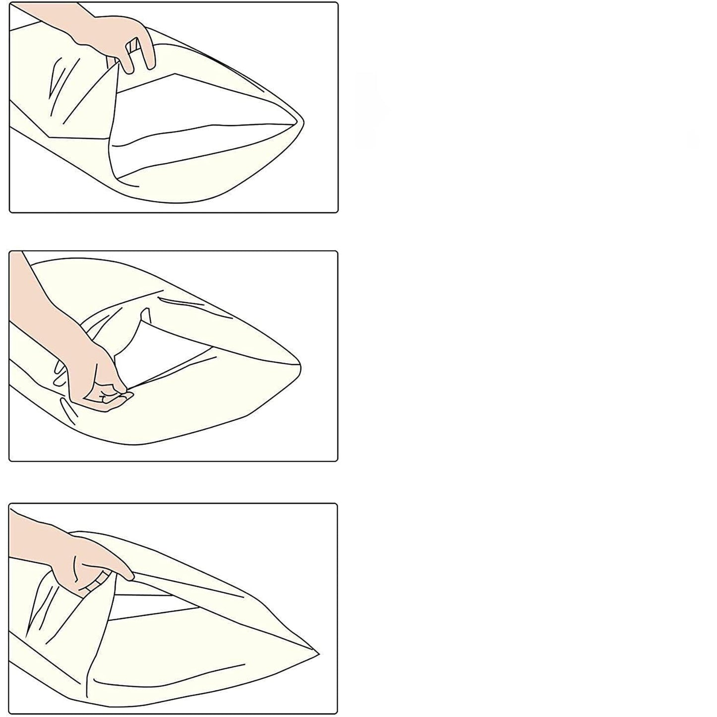 2-Piece 2000 Thread Count Egyptian Quality Microfibre Pillowcase - White