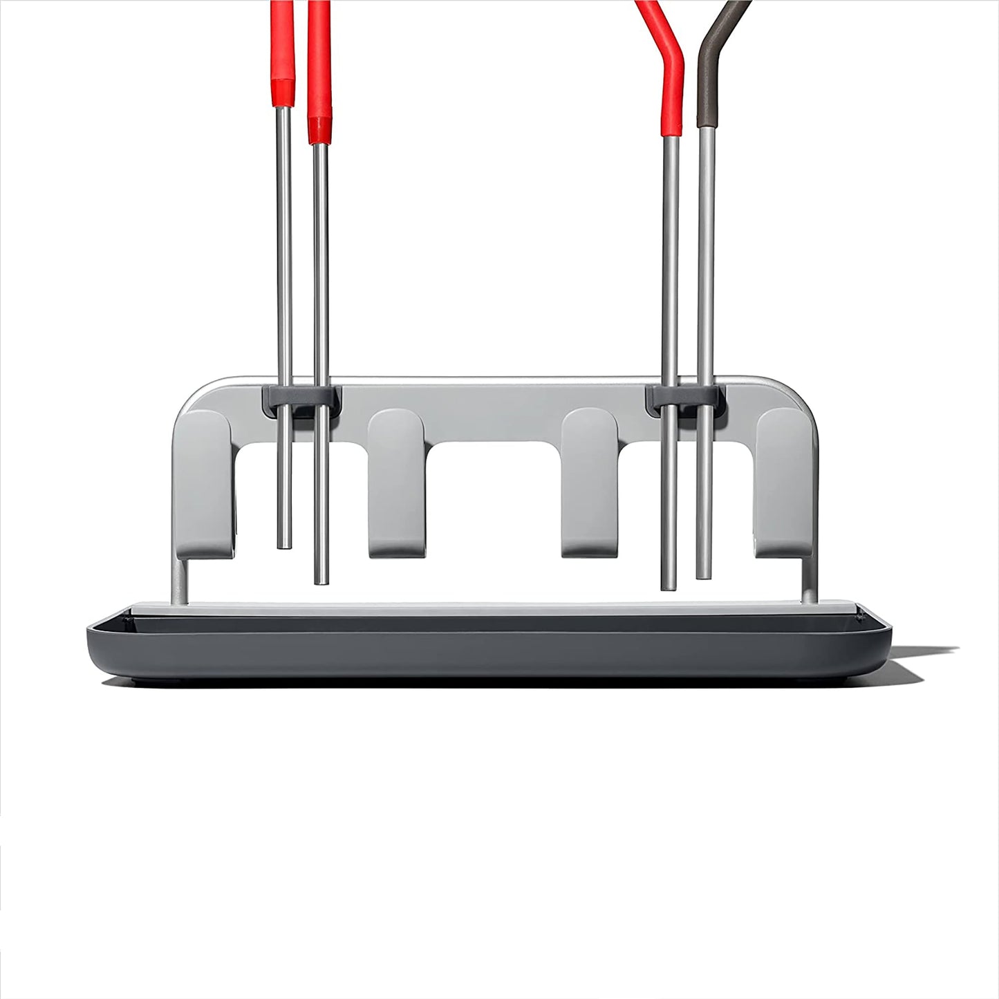 Alluminum Water Bottle Drying Rack - Black and Grey