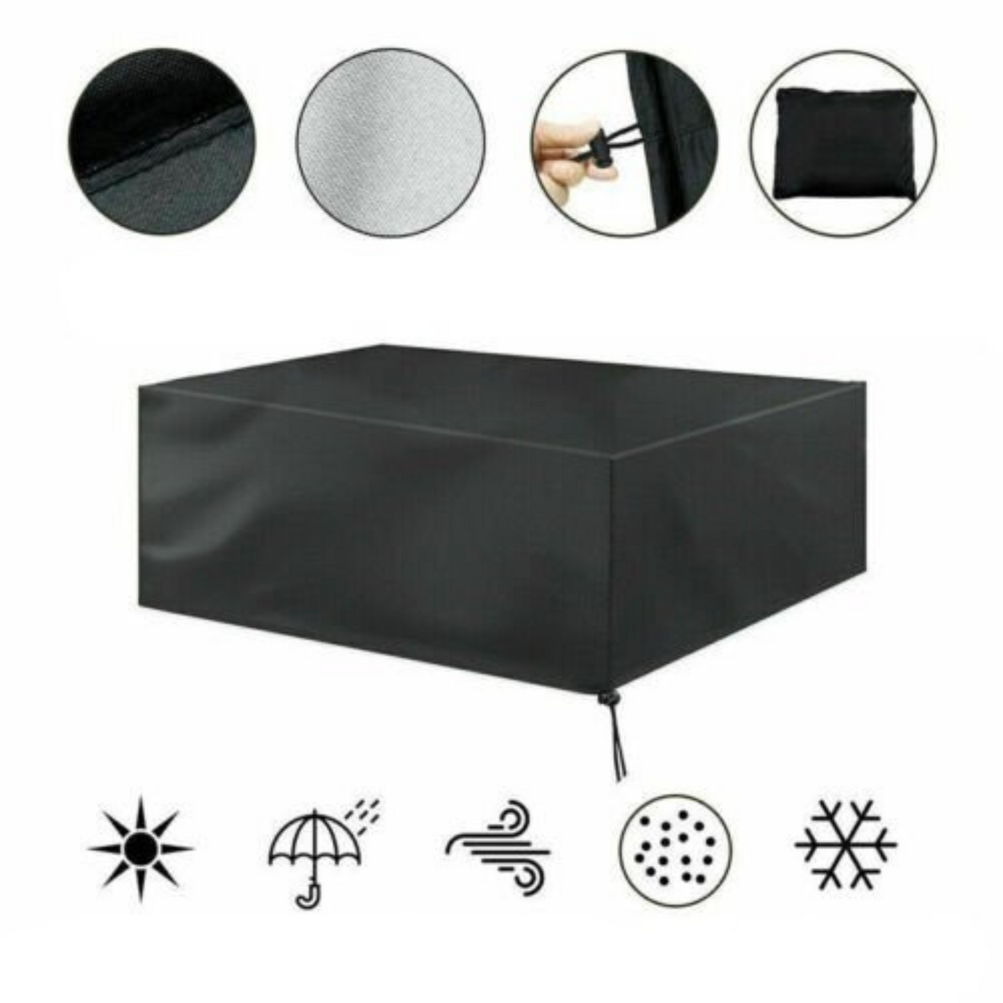 Outdoor Waterproof Furniture Cover Garden Patio UV Rain Table Chair Protector