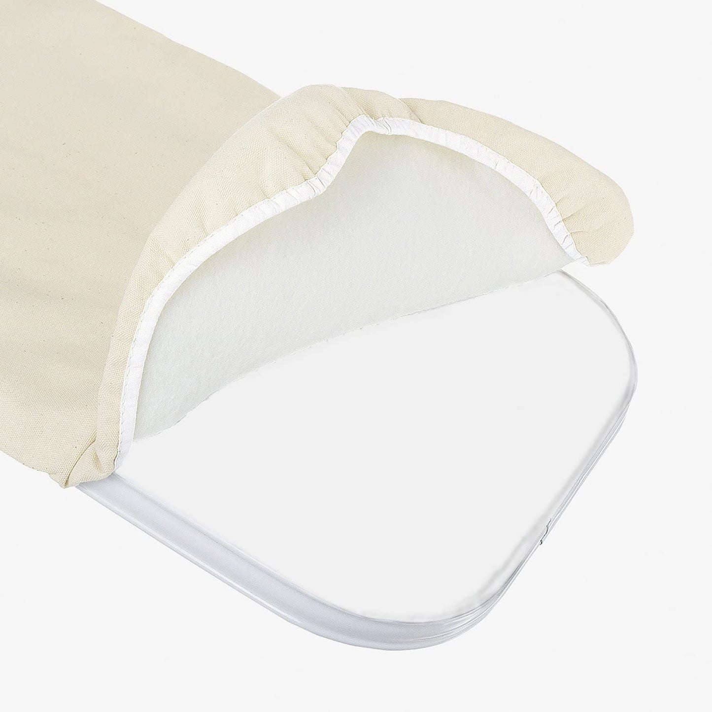 Elegant Iron Board Pad with Cotton Scorch Resistant Cover 15x84 Inches - Turquoise