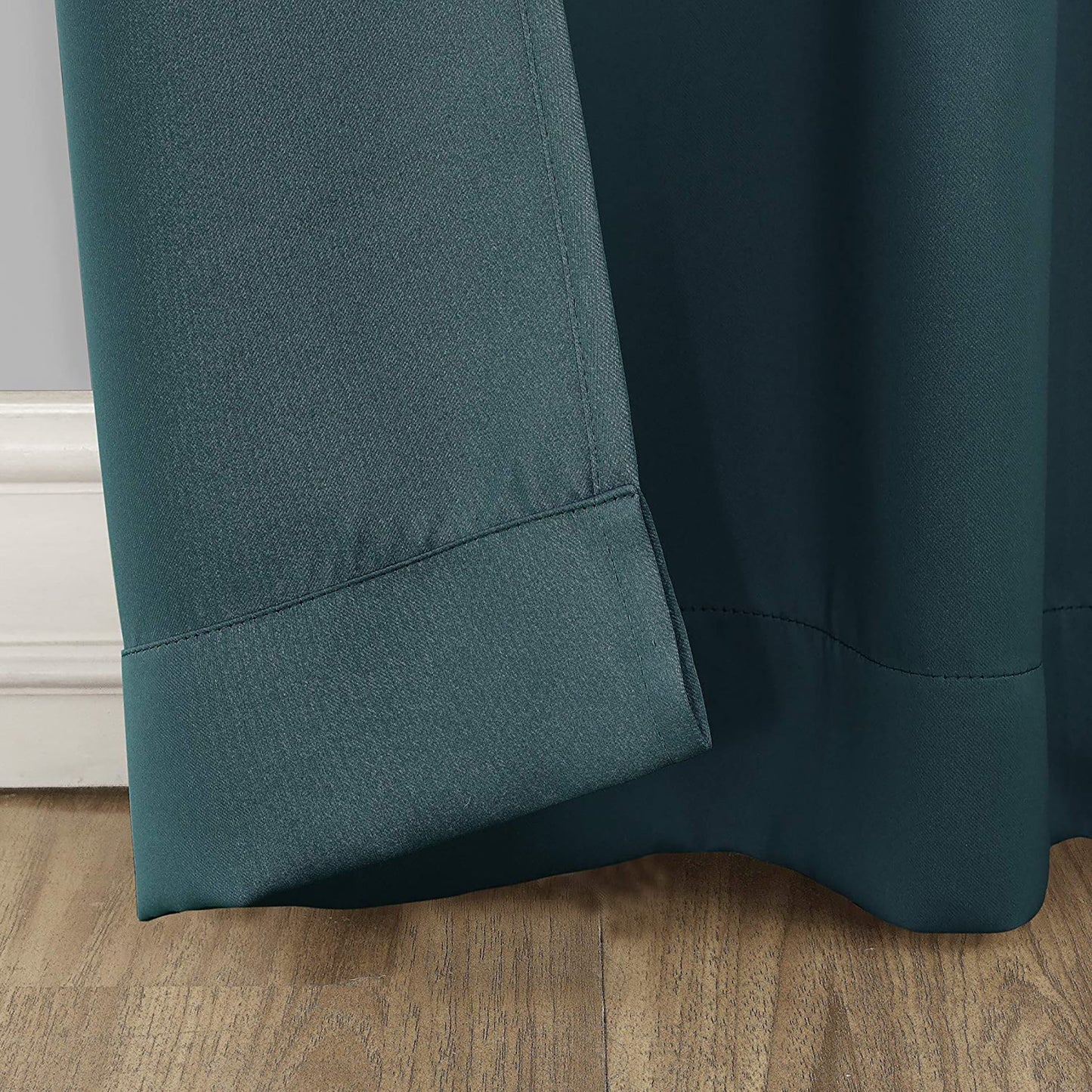 1PC Energy Saving Blackout Grommet Curtain Panel 40x108 Inch - Teal
