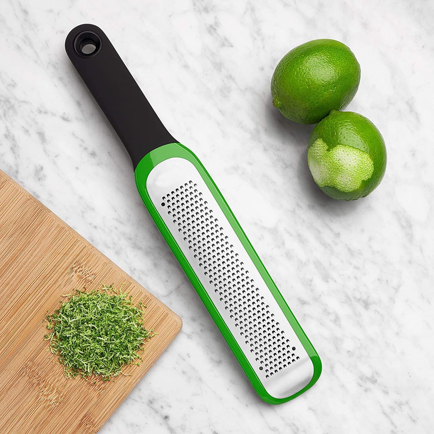 Etched Multipurpose Zester Grater ââ‚?2.5x2.25 Inch- Green